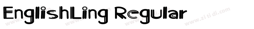 EnglishLing Regular字体转换